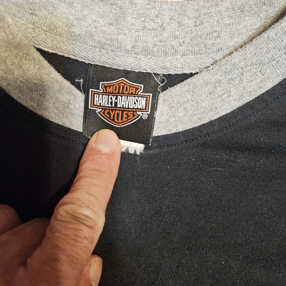 Men's Harley-Davidson mock Tee 3 colors Judson Indiana - Picture 3 of 6